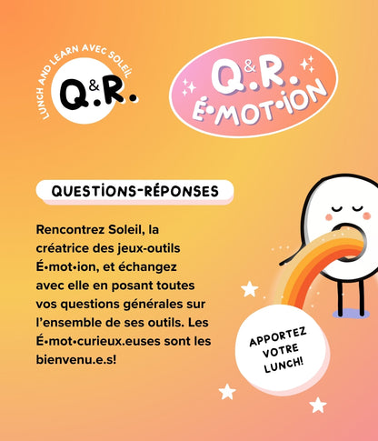 Q. &amp; R. É•mot•ion | Éditions Émotion