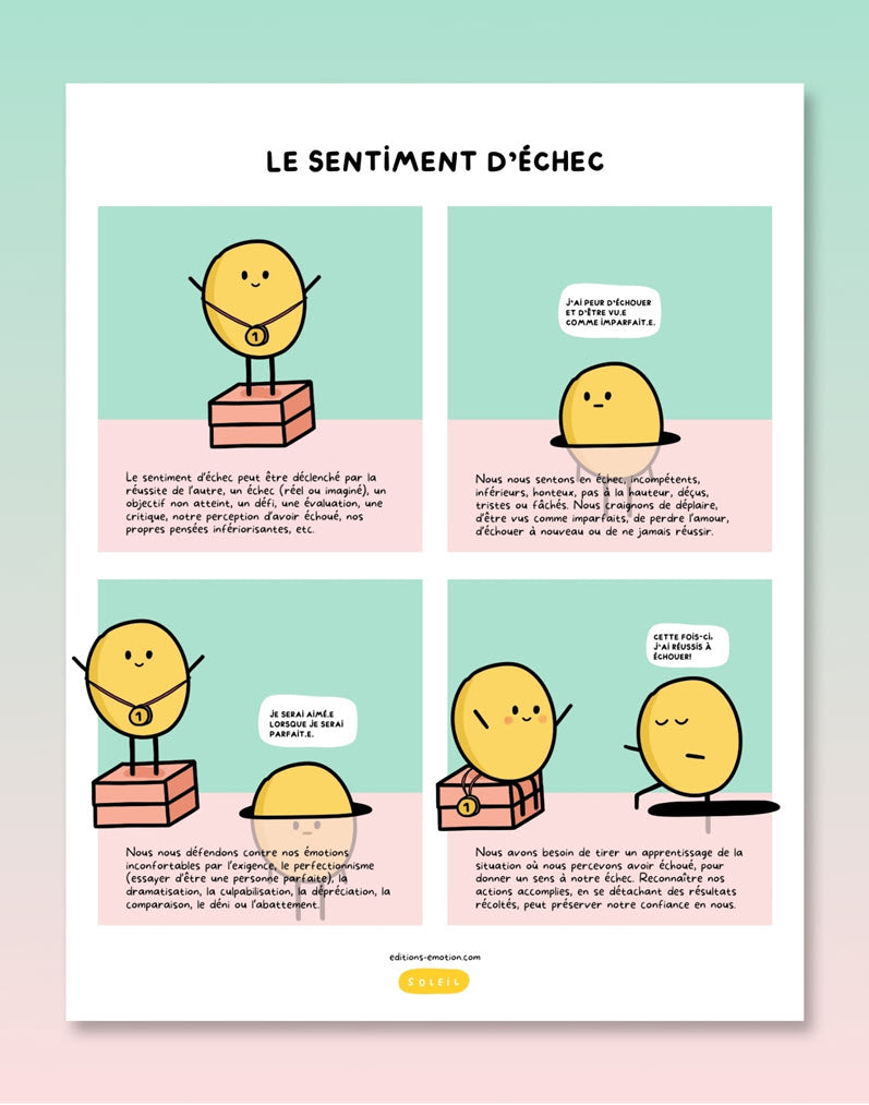 Les sentiment en BD - Échec | Éditions Émotion