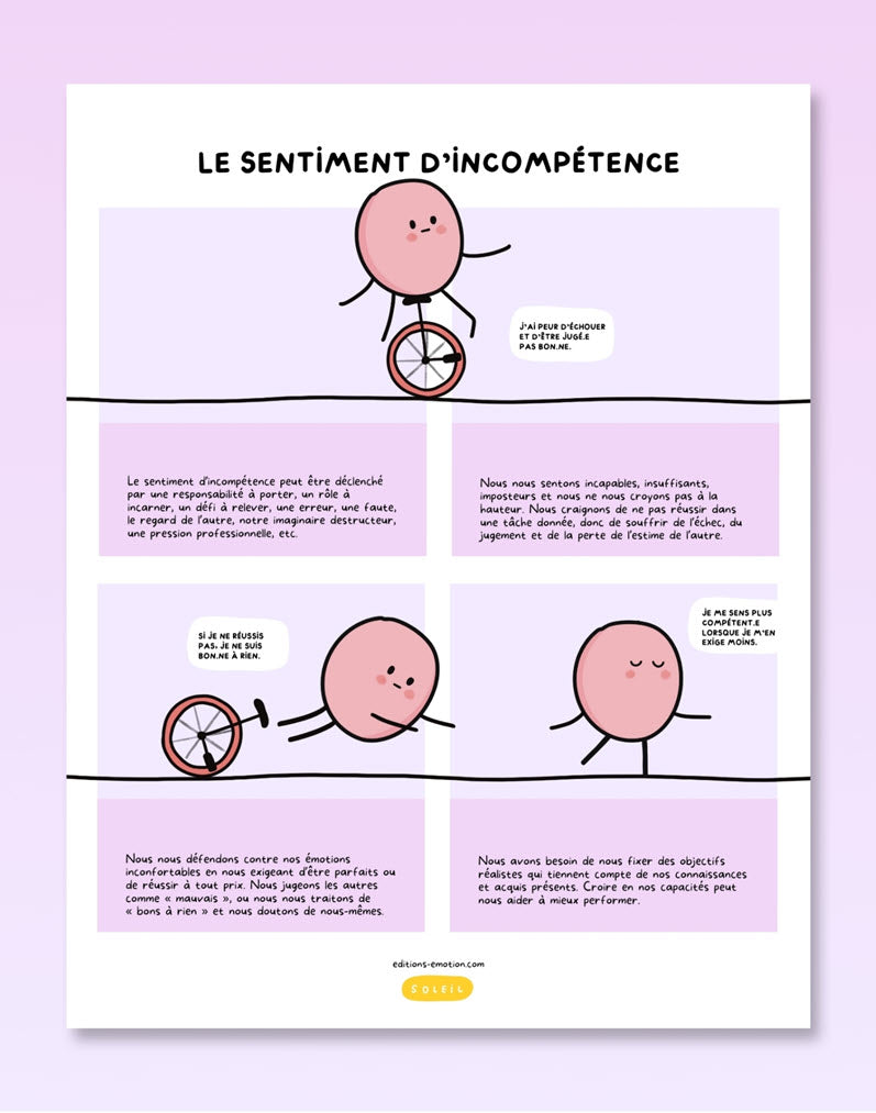 Les sentiment en BD - Incompétence | Éditions Émotion