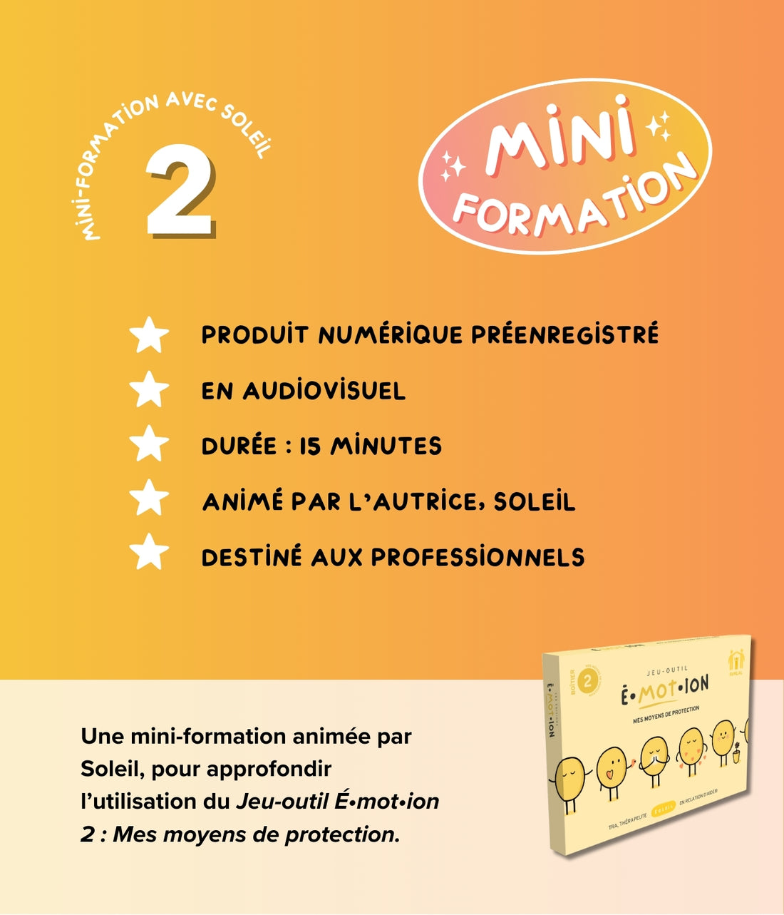 Mini-formation | Jeu-outil 2 | Éditions Émotion