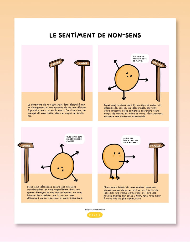 Les sentiment en BD - Non-sens | Éditions Émotion