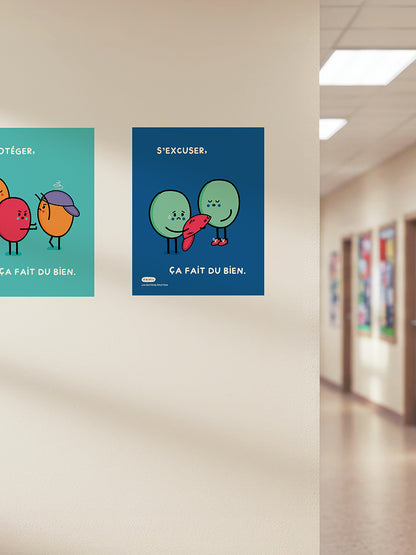 Affiches | Gestes prosociaux | Éditions Émotion