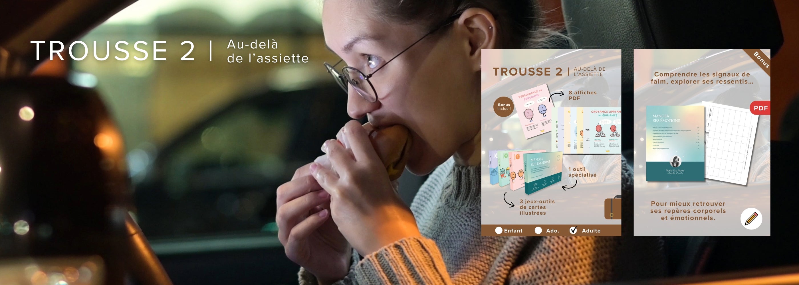Trousse 2 | Au-delà de l'assiette | Éditions Émotion