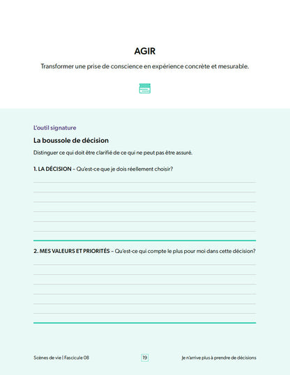 Scènes de vie | Je n’arrive plus à prendre de décisions | Éditions Émotion