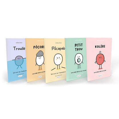 Lot des 5 livres É•mot•ion | Les Éditions Émotion