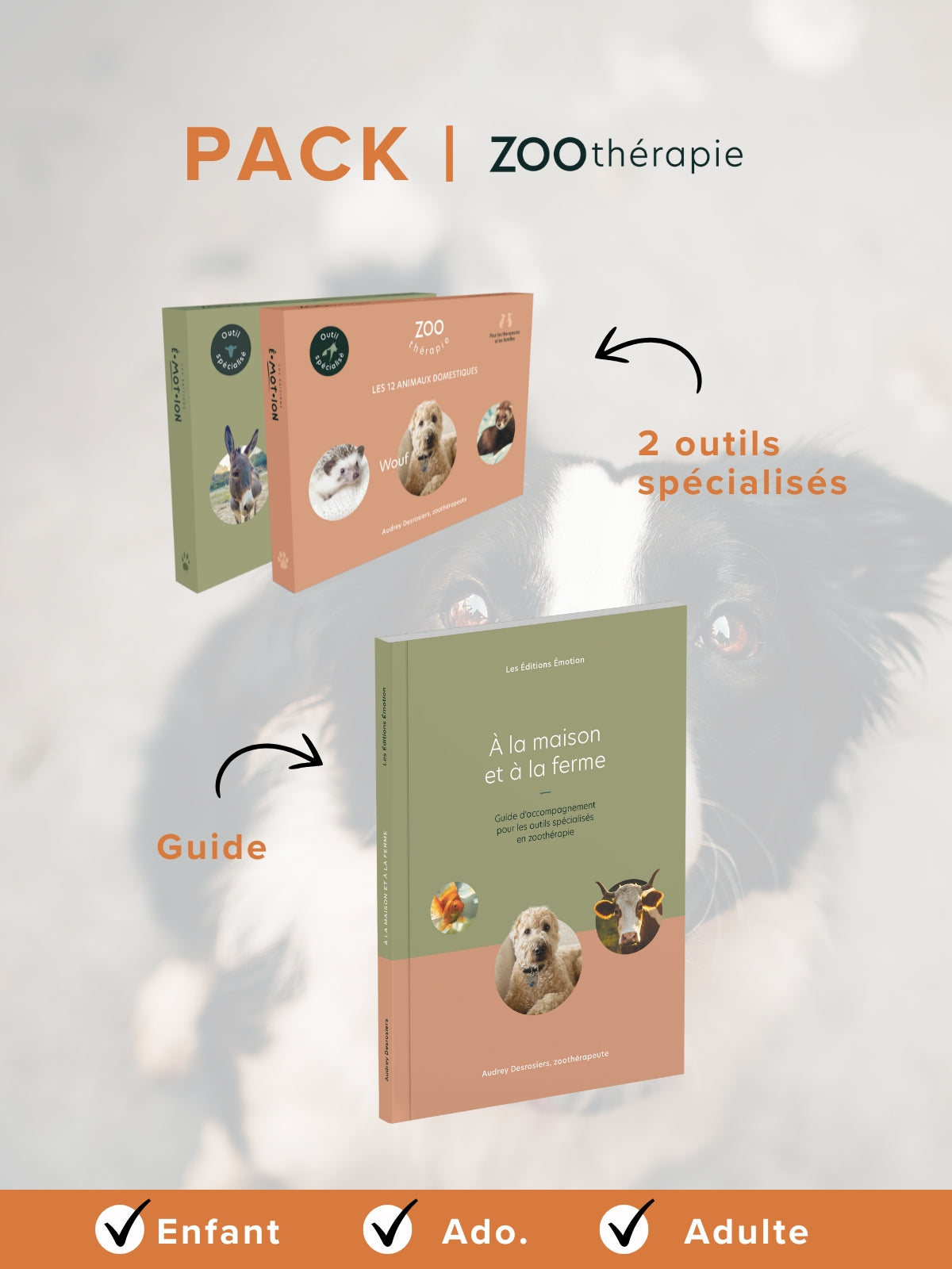 Contenu du pack Zoothérapie
