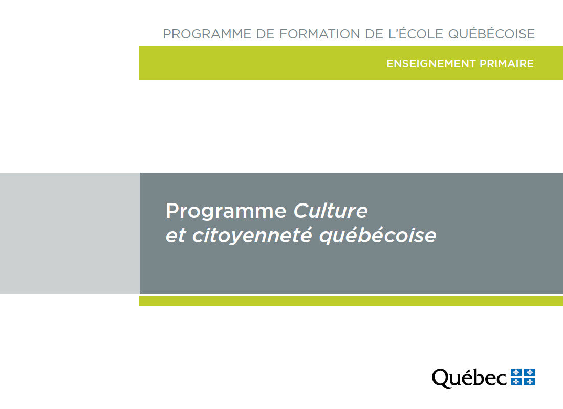 Programme Culture et citoyenneté québécoise | Éditions Émotion