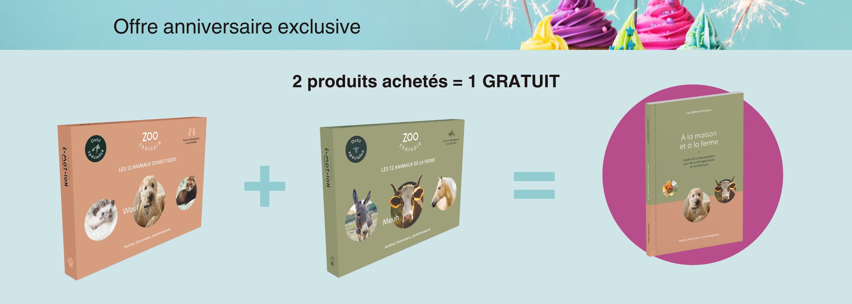 Célébrons 4 ans | Zoothérapie | Éditions Émotion