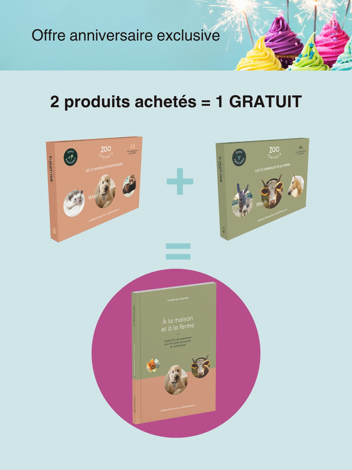 Célébrons 4 ans | Zoothérapie | Éditions Émotion