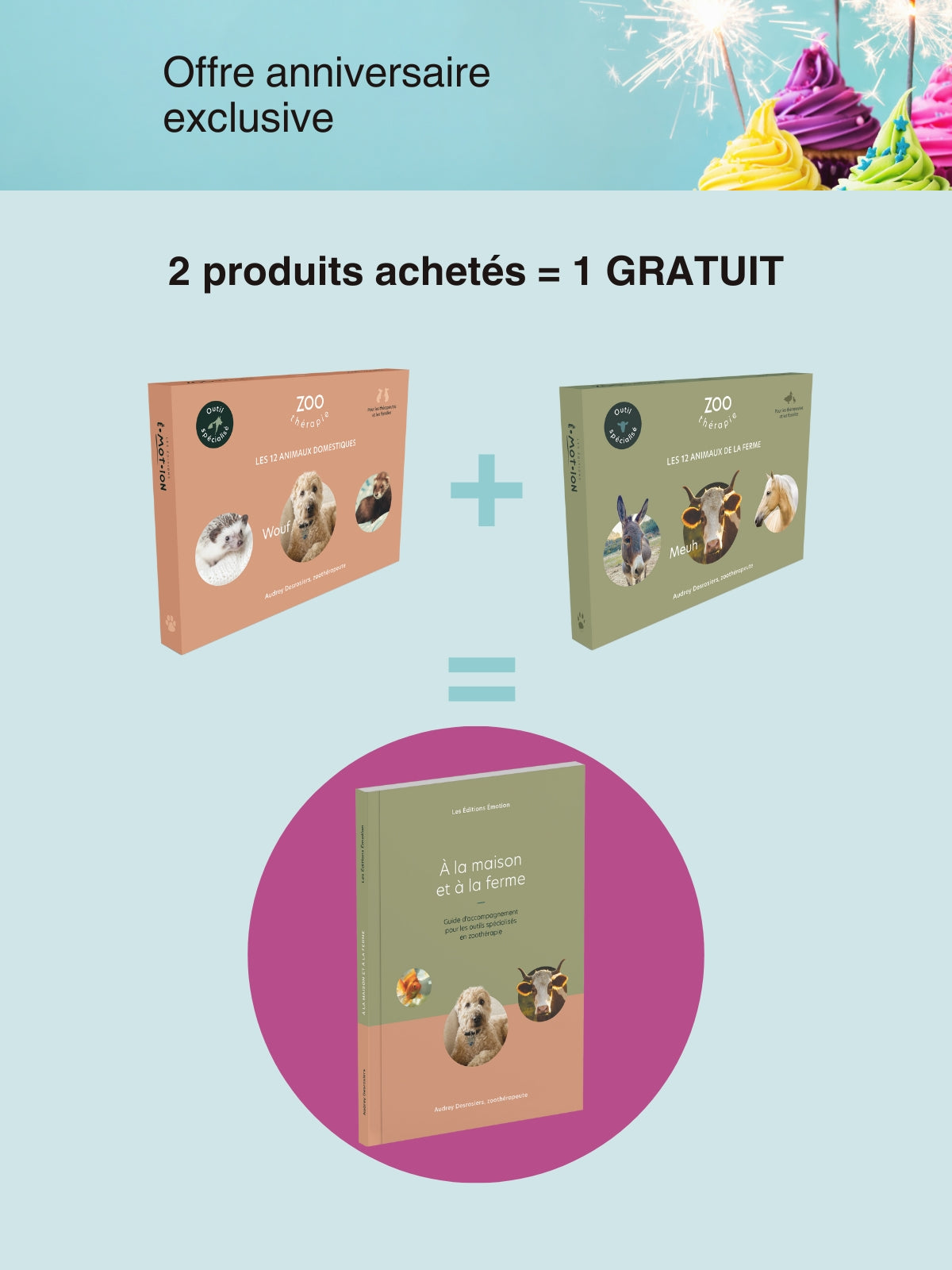 Célébrons 4 ans | Zoothérapie | Éditions Émotion