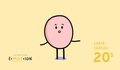 Carte-cadeau 20 $ | Les Éditions Émotion